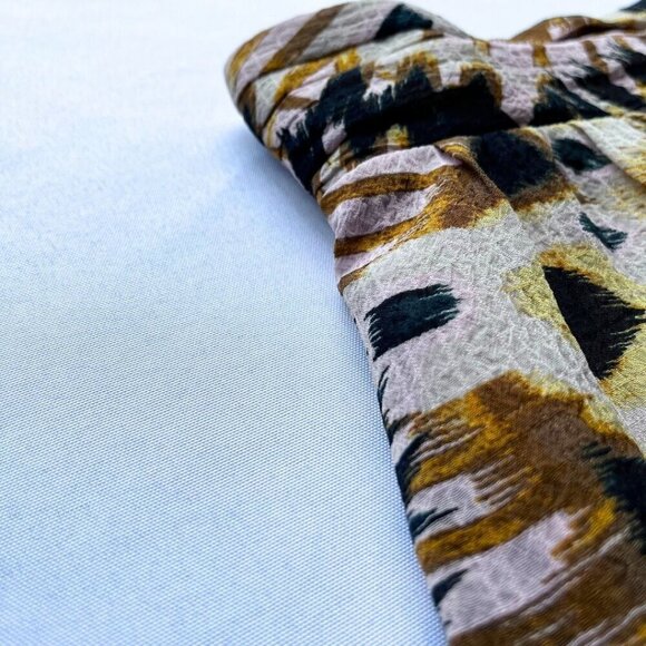 BASH CLAREN TIERED COLORFUL MIDI SKIRT - S - Picture 10 of 14